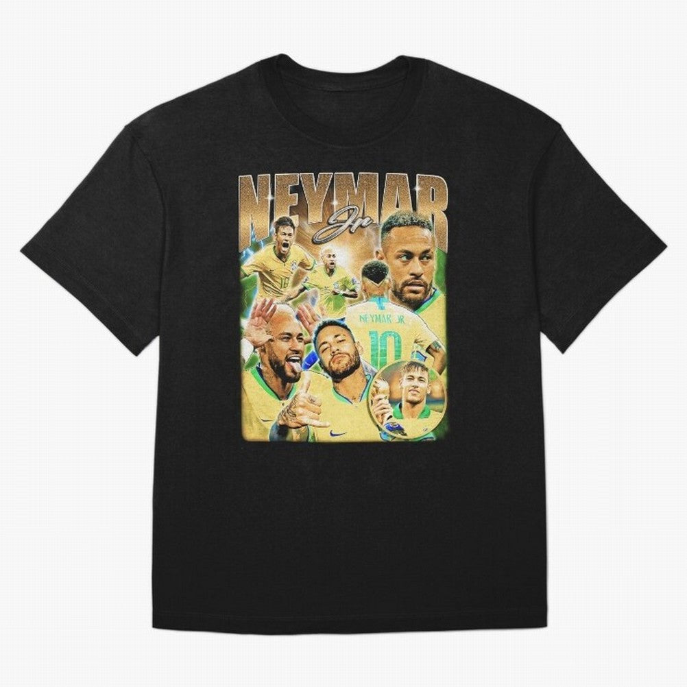 The Best Neymar 10 Vintage 90s Vintage Bootleg Style Oversized T-Shirt Show Passion for the Stars of the FIFA World Cup 2026 Journey through Messi, CR7 and Mbappe Highlights, England Pride, Soccer Culture, Superstar Moments, National Team Dreams