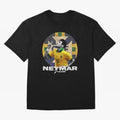 Neymar Junior Oversized T-Shirt Follow the Road to FIFA World Cup 2026 USA Canada Mexico for Fans of Cristiano Ronaldo and Argentina and Brazil, Bringing Champion Mindset, Group Stage Buzz, Knockout Tension and Passionate Fan Culture; Ideal for