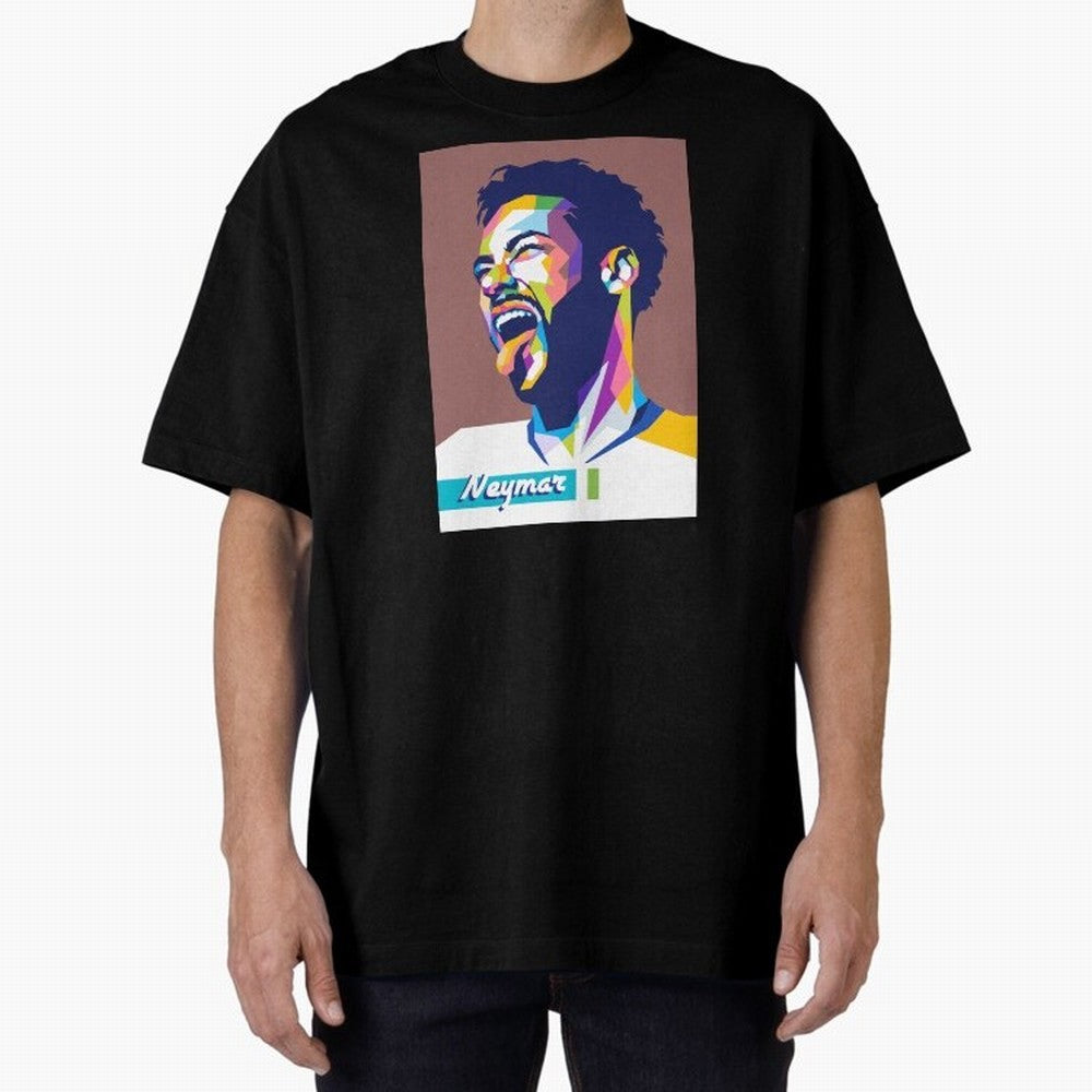 Neymar Essential T-Shirt Fuel Your Fan Pride for Global Football Passion for FIFA World Cup 2026 USA Canada Mexico, Filled with CR7 and Messi, France and Portugal, Sports Nostalgia, International Competition, Famous Players and Unforgettable