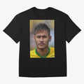 Neymar Oversized T-Shirt Celebrate Soccer Greatness during FIFA World Cup 2026 USA Canada Mexico Inspired by Haaland and Mbappe, Spain Energy, Game Day Rituals, Football Legends, Country Pride and the Road to the Final; Great for Watch Parties,