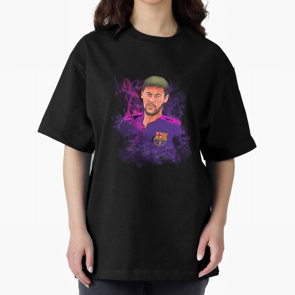Neymar Oversized T-Shirt Embrace FIFA World Cup 2026 Spirit, Inspired by France, Messi, CR7 and Mbappe, Global Supporter Spirit, Legendary Goals, National Colors and Tournament Celebration; Made for Collectors Who Enjoy Iconic Players, Country