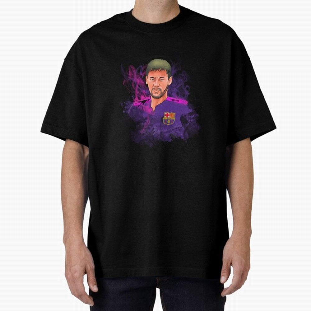 Neymar Oversized T-Shirt Embrace FIFA World Cup 2026 Spirit, Inspired by France, Messi, CR7 and Mbappe, Global Supporter Spirit, Legendary Goals, National Colors and Tournament Celebration; Made for Collectors Who Enjoy Iconic Players, Country