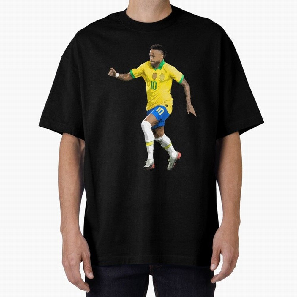 neymar Essential T-Shirt Capture the FIFA World Cup 2026 Group Stage Journey through Mbappe and Neymar Highlights, France and Portugal Pride, Vintage Soccer Flavor, Modern Football Stars, National Flags and Final Night Emotion; Ideal for Fans Who