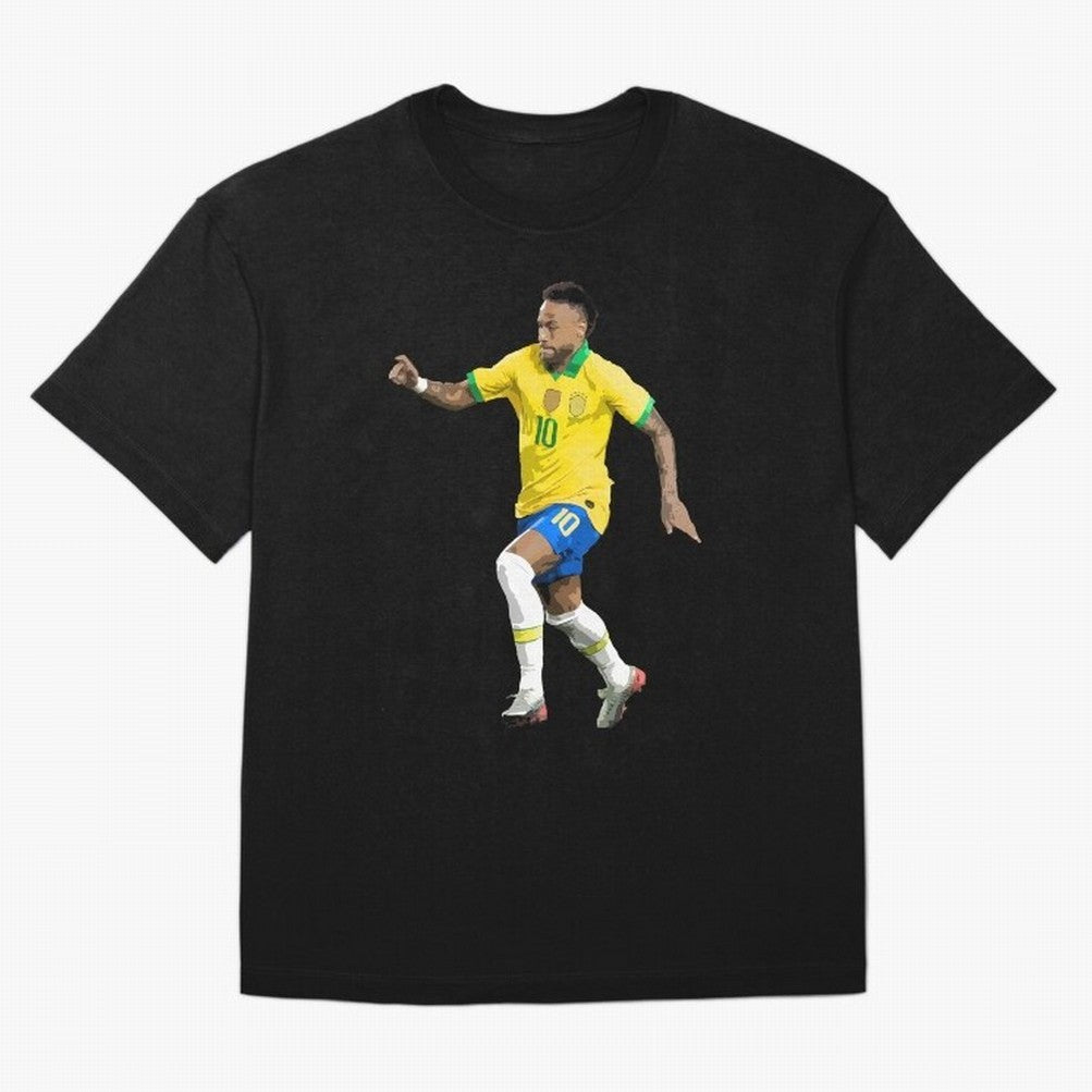 neymar Essential T-Shirt Capture the FIFA World Cup 2026 Group Stage Journey through Mbappe and Neymar Highlights, France and Portugal Pride, Vintage Soccer Flavor, Modern Football Stars, National Flags and Final Night Emotion; Ideal for Fans Who