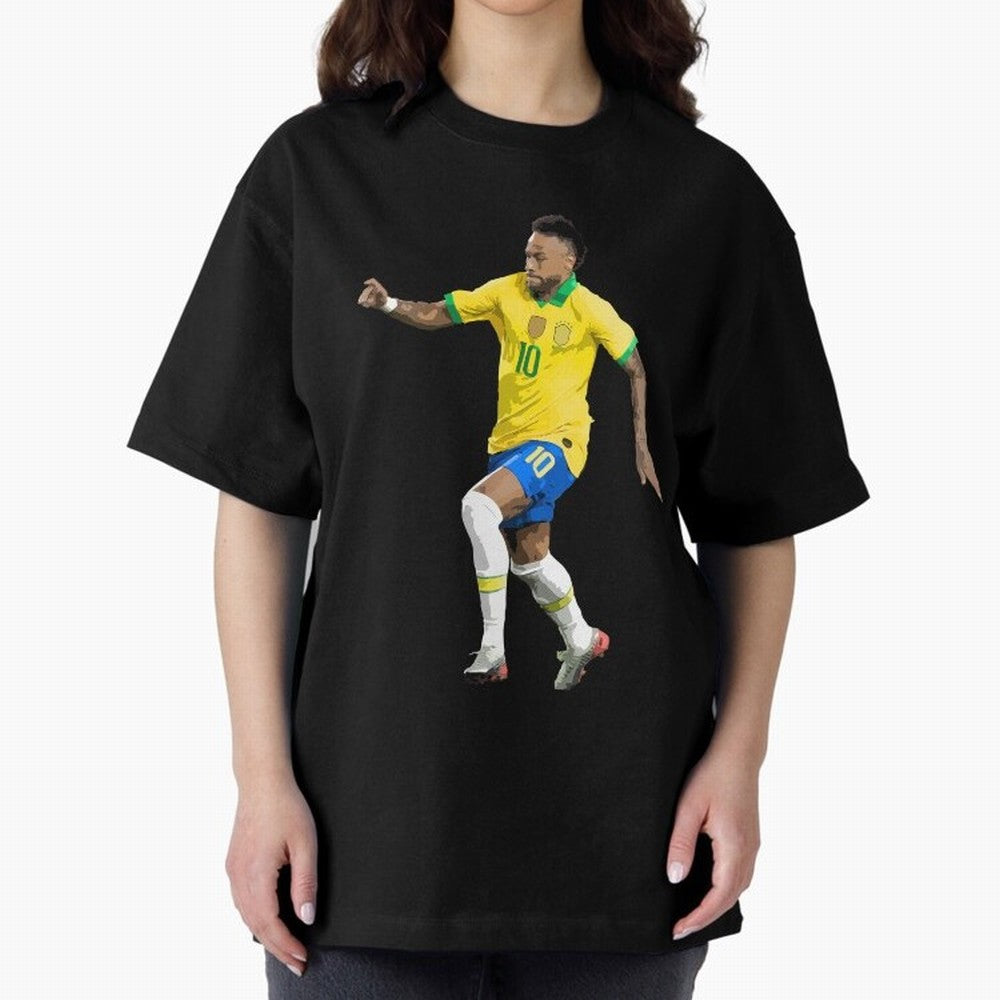 neymar Essential T-Shirt Capture the FIFA World Cup 2026 Group Stage Journey through Mbappe and Neymar Highlights, France and Portugal Pride, Vintage Soccer Flavor, Modern Football Stars, National Flags and Final Night Emotion; Ideal for Fans Who