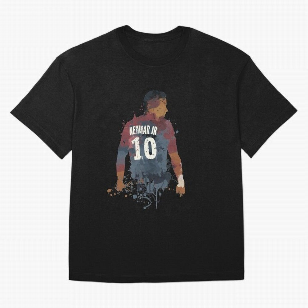 Neymar Brazilian Legend Art Oversized T-Shirt Show Fan Pride Across Global Football Passion for FIFA World Cup 2026 Group Stage, Centered on Mbappe, England and Germany, Goal Celebration Energy, Supporter Heritage, Football Icons and Worldwide