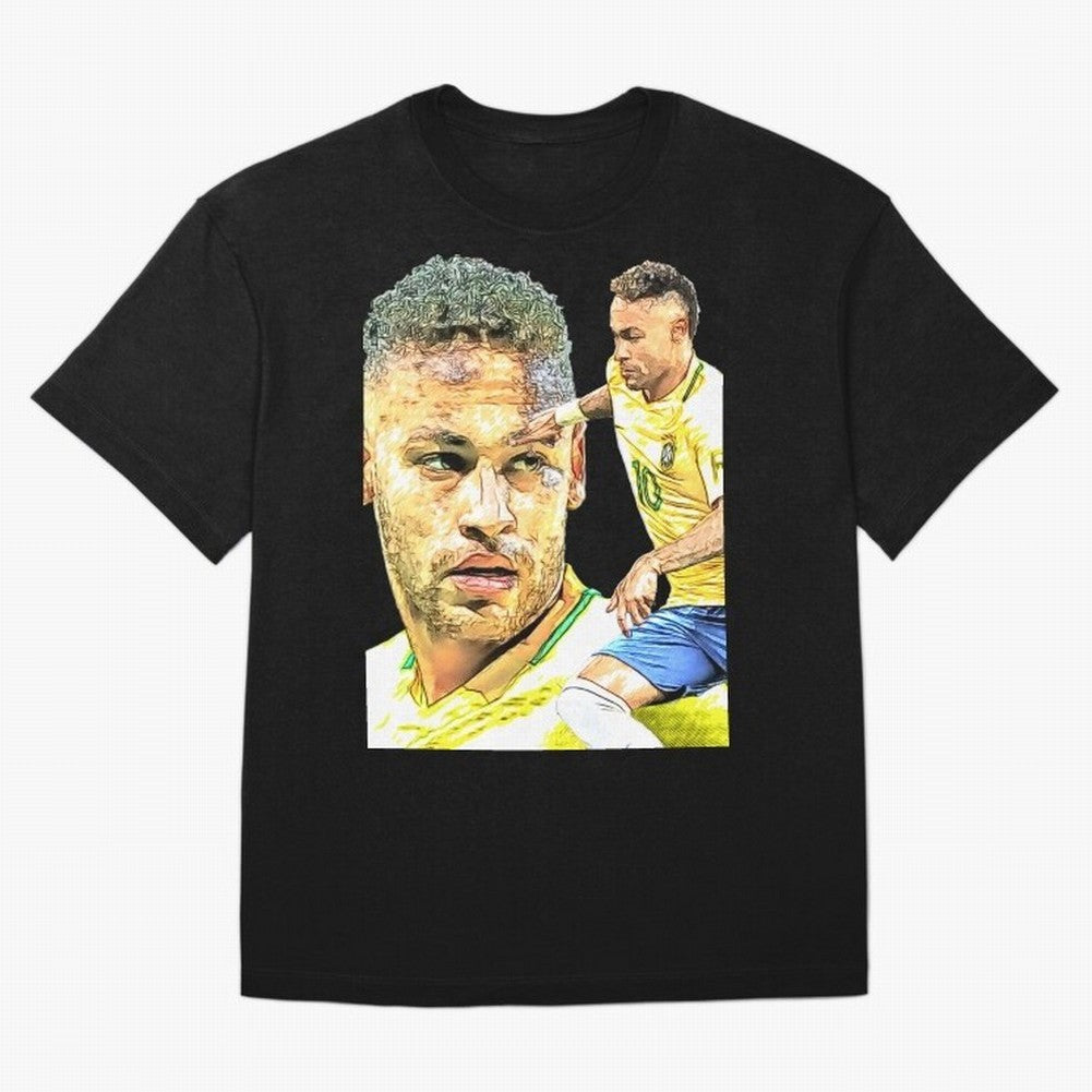 Neymar Futbol Oversized T-Shirt Represent Fans Who Live for Global Football Passion for FIFA World Cup 2026 Group Stage, Made for Messi, Neymar and Mbappe, France and Portugal, Football Festival Excitement, Trophy Ambitions, Country Rivalries and