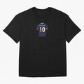 Neymar Jersey Oversized T-Shirt Remember FIFA World Cup 2026 for Fans of Messi, CR7 and Mbappe and Argentina, France and Brazil, Bringing Vintage Soccer Flavor, Modern Football Stars, National Flags and Final Night Emotion; Perfect for Fans,