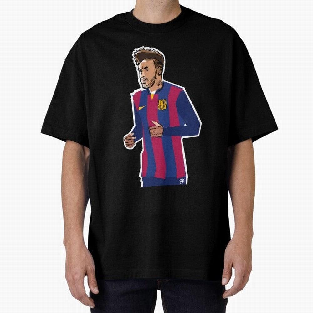 Neymar prime Oversized T-Shirt Mark Match Day Hype around FIFA World Cup 2026 Group Stage, Neymar, Netherlands, Championship Spirit, Famous Goals, Roaring Crowds and International Football Unity; Great for Supporters Who Love Legendary Players,