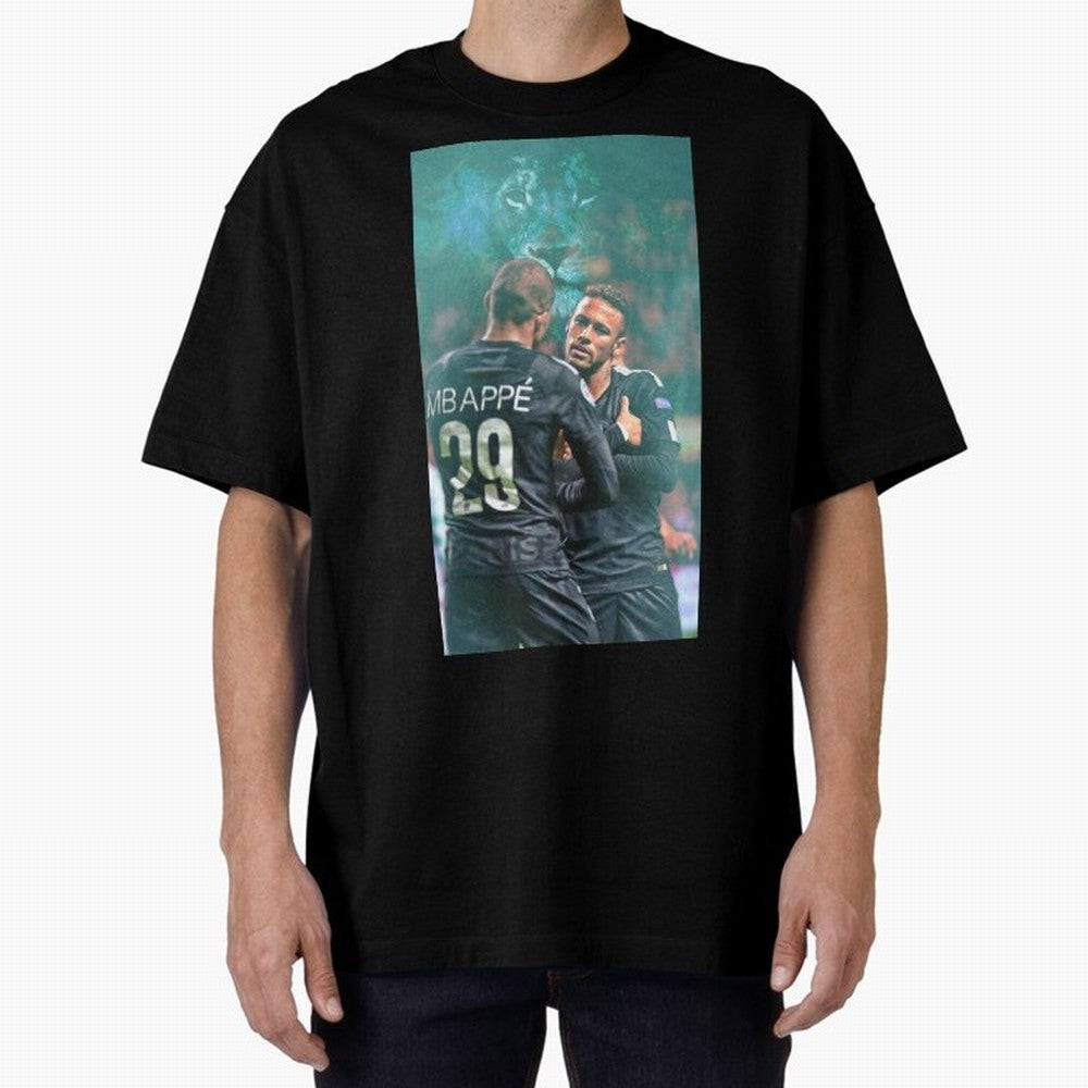 Art Neymar Wallpaper Oversized T-Shirt Celebrate Soccer Greatness during FIFA World Cup 2026 USA Canada Mexico Filled with Mbappe and Neymar, Portugal, Spain and Germany Energy, Stadium Chants, National Pride, Trophy Dreams and Unforgettable