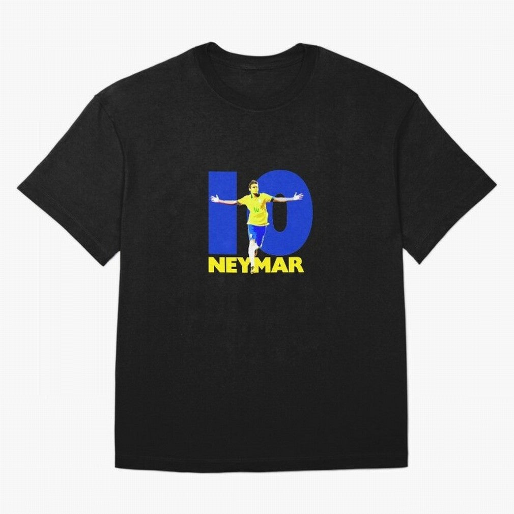 Neymar 10 Oversized T-Shirt Honor Champions and Dreams in FIFA World Cup 2026 USA Canada Mexico Made for Mbappe and Neymar, Spain Energy, Fan Favorite Moments, National Team Passion, Big Match Drama and Soccer History; Created for Match Day