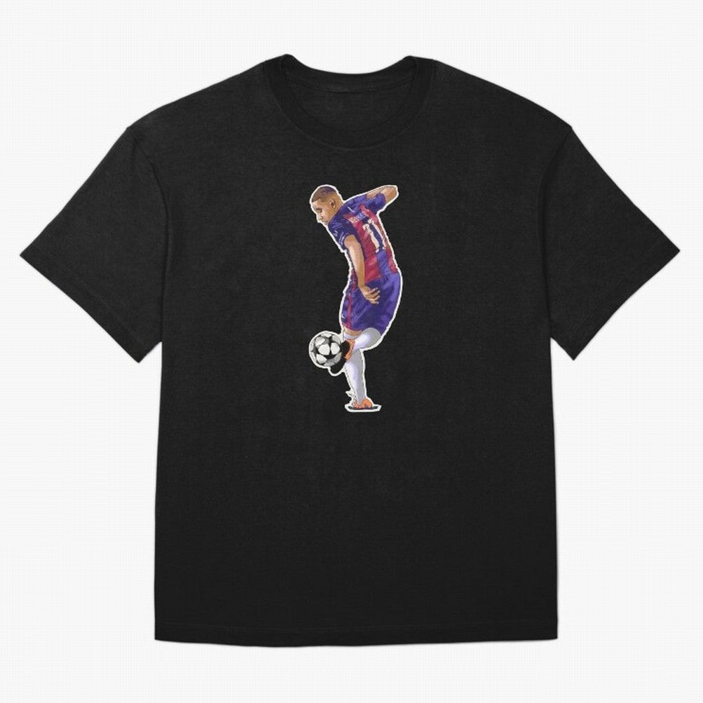 Neymar Artwork Classic T-Shirt Turn Up for FIFA World Cup 2026 USA Canada Mexico for Fans of Haaland and Mbappe and Spain, Bringing Supporter Pride, Iconic Celebrations, Legendary Names and Global Match Day Energy; Perfect for Fans, Collectors,