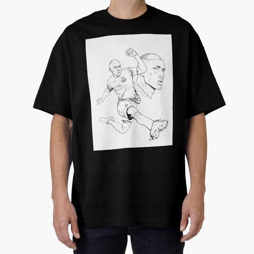 richarlison Oversized T-Shirt Celebrate the Biggest Stage of the FIFA World Cup 2026 Group Stage Journey through Neymar Highlights, England and Germany Pride, Sports Nostalgia, International Competition, Famous Players and Unforgettable Victories;