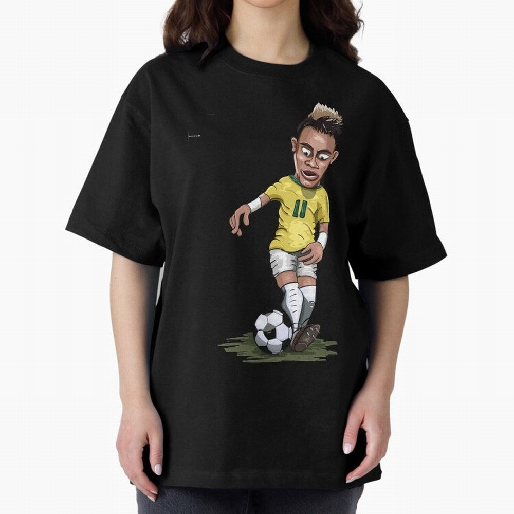 FOOTBALL ARTIST NEYMAR Brasil Essential T-Shirt Fuel Your Fan Pride for Match Day Hype around FIFA World Cup 2026 USA Canada Mexico, Messi, Brazil, Football Passion, Legendary Performances, Festival Vibes and Supporter Community; Perfect for People