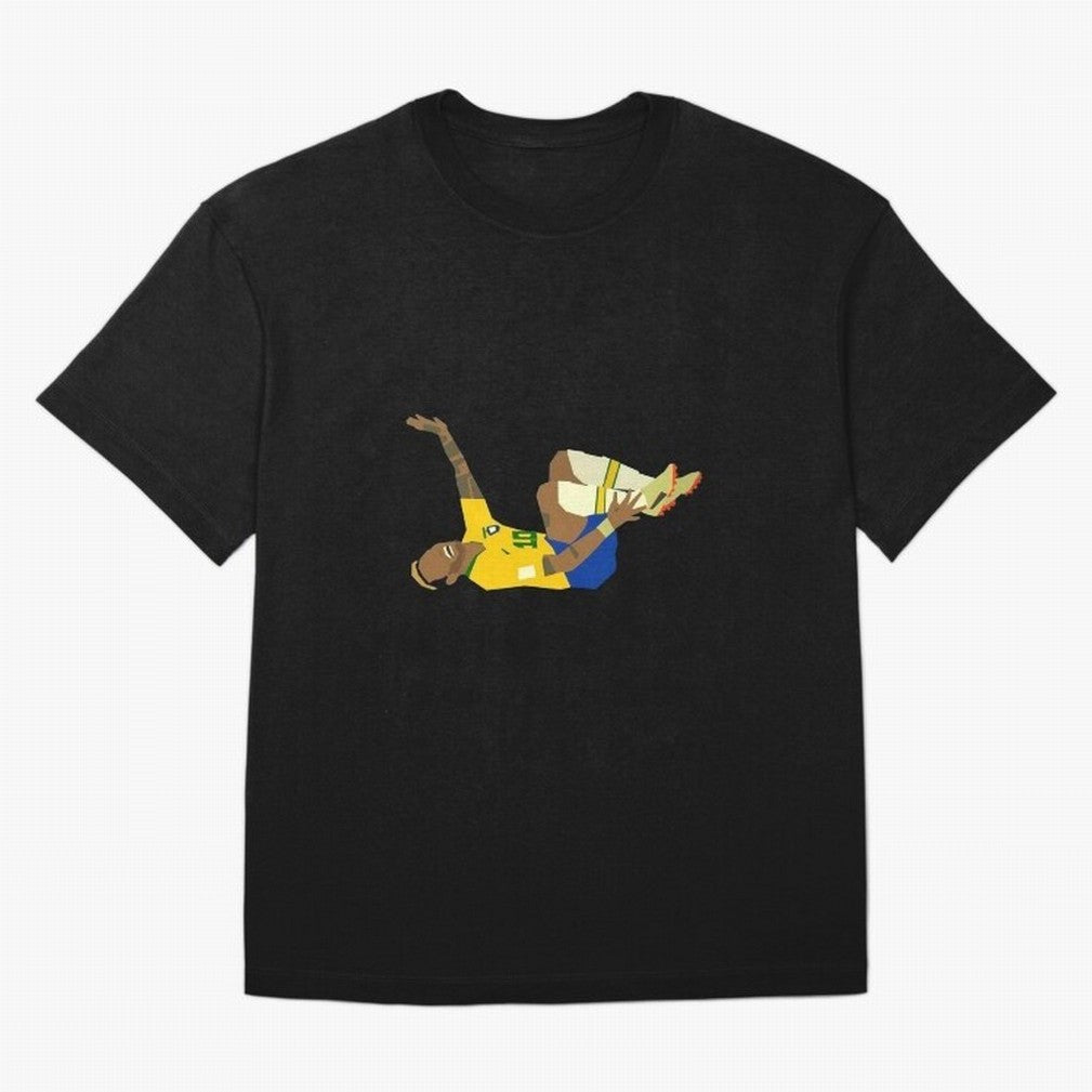Falling Brazilian Player Classic T-Shirt Show Your Tournament Heart for FIFA World Cup 2026 USA Canada Mexico Spirit, Highlighting Spain, Mbappe, Fan Favorite Moments, National Team Passion, Big Match Drama and Soccer History; Perfect for Fans,