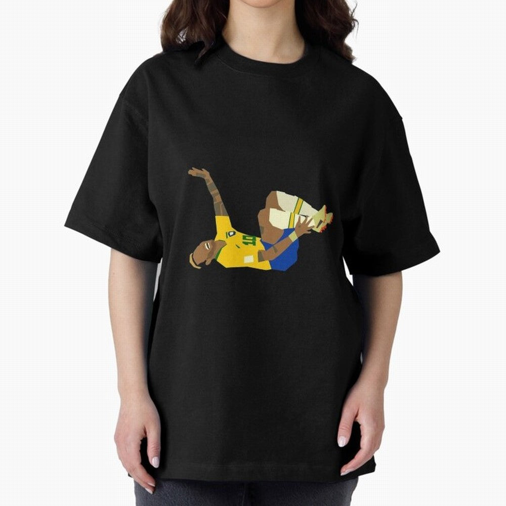 Falling Brazilian Player Classic T-Shirt Show Your Tournament Heart for FIFA World Cup 2026 USA Canada Mexico Spirit, Highlighting Spain, Mbappe, Fan Favorite Moments, National Team Passion, Big Match Drama and Soccer History; Perfect for Fans,