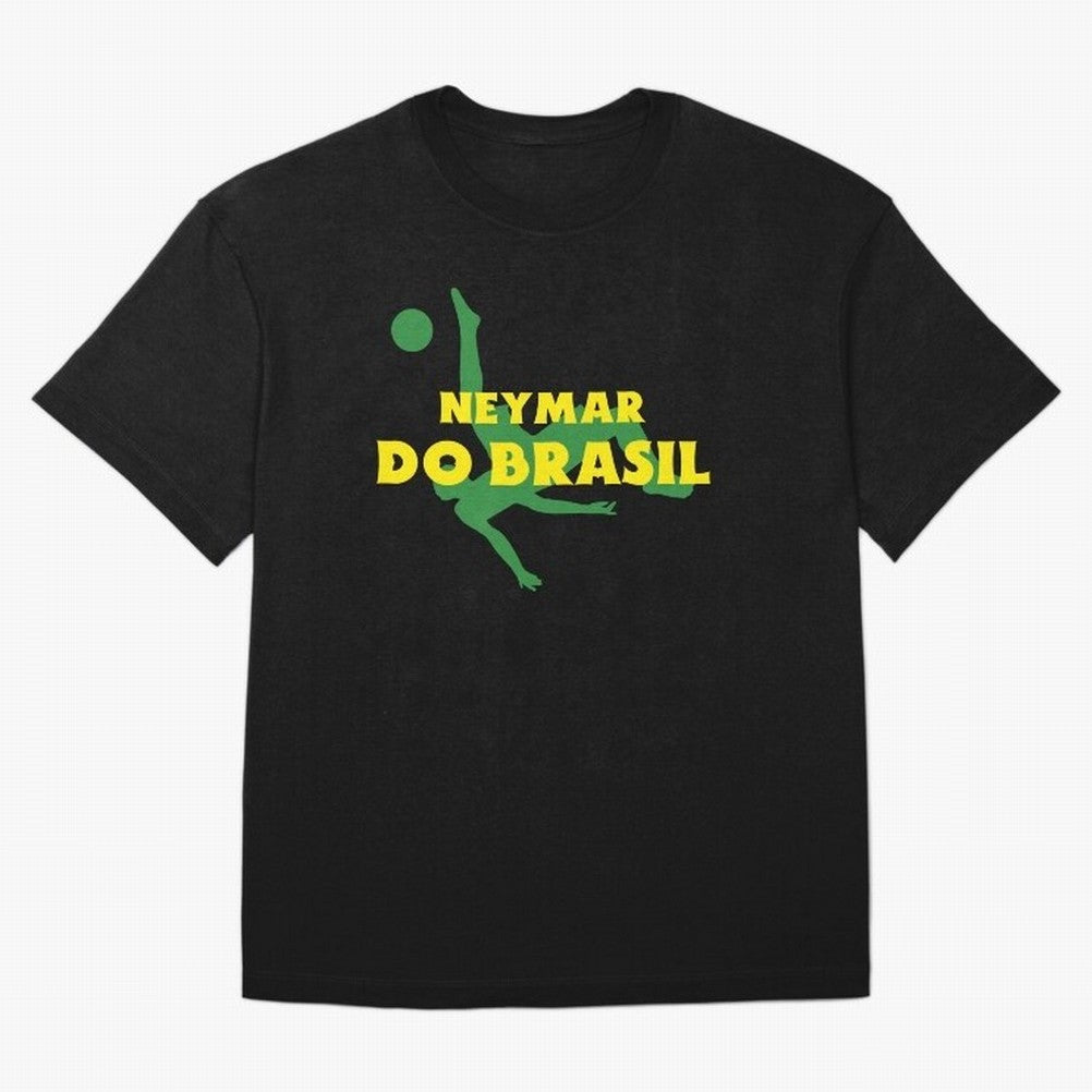Neymar Do Brazil. Classic T-Shirt Stand with Global Football Passion for FIFA World Cup 2026 USA Canada Mexico, Capturing Messi, Spain and Netherlands, Soccer Culture, Superstar Moments, National Team Dreams and Competitive Fire; Made for