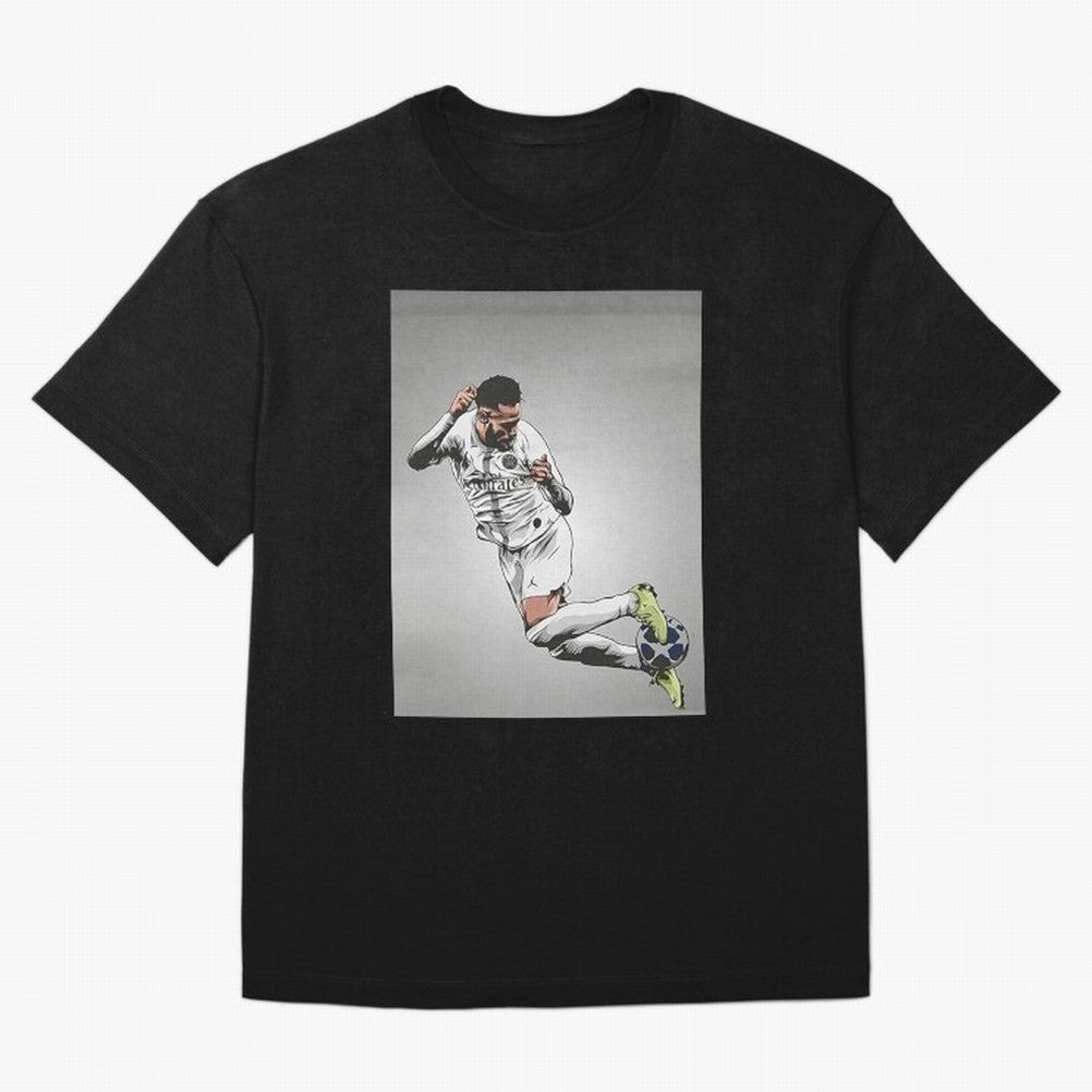 Illustration Neymar Wallpaper Classic T-Shirt Fuel Global Football Passion for FIFA World Cup 2026 Group Stage, with Messi and Cristiano Ronaldo, Portugal, Champion Mindset, Group Stage Buzz, Knockout Tension and Passionate Fan Culture; Ideal for