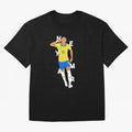 Neymar x Brazil Oversized T-Shirt Join Supporters Worldwide for FIFA World Cup 2026 Centered on Mbappe, France Energy, Stadium Memories, Football Loyalty, International Chants and Championship Tradition; Perfect for Supporters Who Want Bold