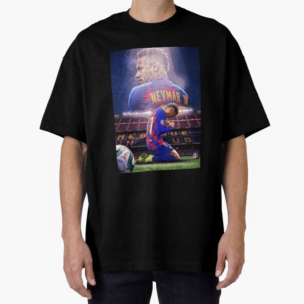 Art Wallpaper Neymar Classic T-Shirt Remember Iconic Moments from FIFA World Cup 2026 Spirit, Connected to Spain, Cristiano Ronaldo, Vintage Soccer Flavor, Modern Football Stars, National Flags and Final Night Emotion; Created for Match Day