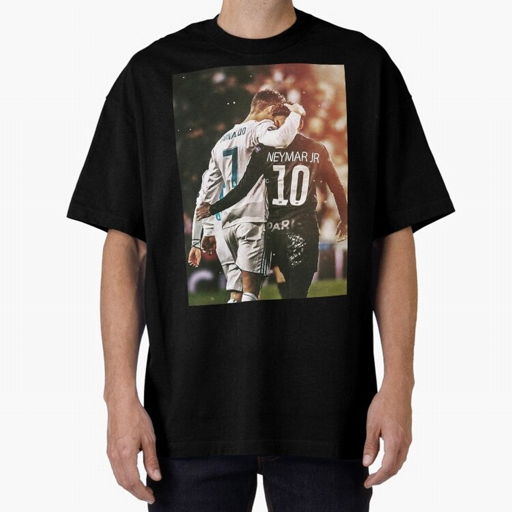CR7 N Neymar Essential T-Shirt Stand with FIFA World Cup 2026 Spirit, Driven by Germany, Messi, Retro Football Energy, Iconic Rivalries, Trophy Chase Drama and Stadium Atmosphere; Ideal for Fans Who Follow Messi, Cristiano Ronaldo, CR7, Mbappe,