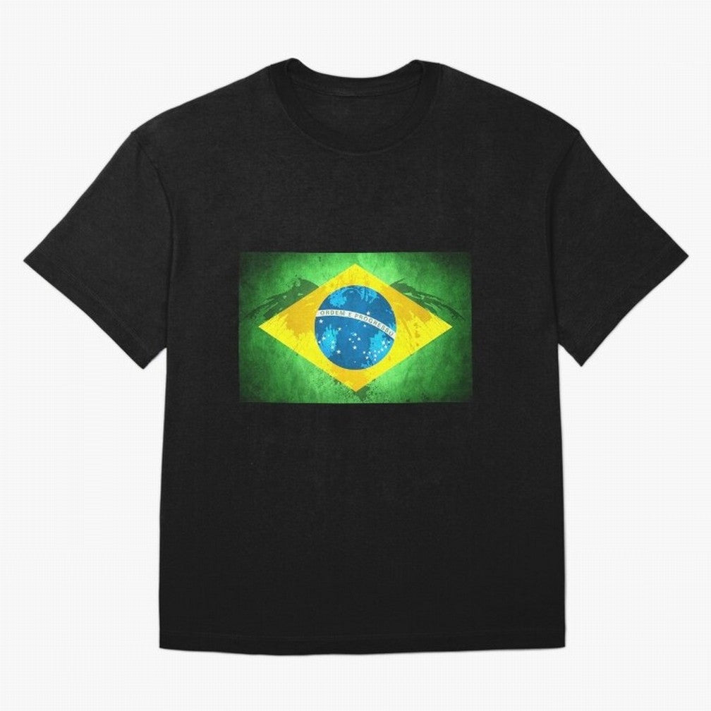 Brazil Oversized T-Shirt Remember the FIFA World Cup 2026 Journey through CR7 and Messi Highlights, France and Portugal Pride, Championship Spirit, Famous Goals, Roaring Crowds and International Football Unity; Perfect for Fans, Collectors, Family