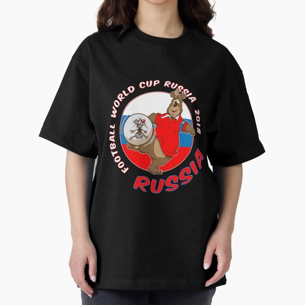 Russia football World Cup Russia 2018 T shirt and merchandise Oversized T-Shirt Live the Energy of Global Football Passion for FIFA World Cup 2026 USA Canada Mexico, Centered on Messi, Spain, Stadium Chants, National Pride, Trophy Dreams and