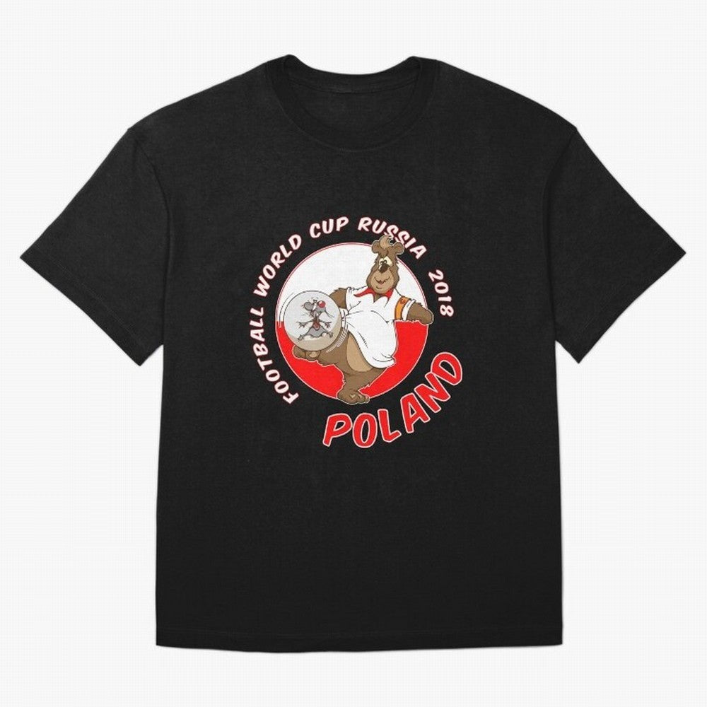 Poland football World Cup Russia 2018 T shirt and merchandise Classic T-Shirt Celebrate Supporters United by FIFA World Cup 2026 Made for Messi, England, France and Netherlands Energy, Vintage Soccer Flavor, Modern Football Stars, National Flags