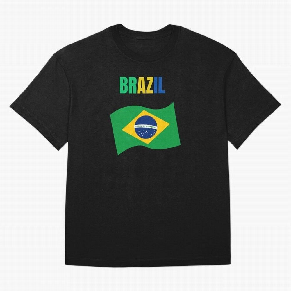 I love Brazil Oversized T-Shirt Feel the Roar of FIFA World Cup 2026 Group Stage Featuring Neymar, Brazil, Portugal and Argentina Energy, Game Day Rituals, Football Legends, Country Pride and the Road to the Final; Created for Match Day Parties,