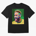 Neymar Brazil Football Player Classic T-Shirt Make Memories around Global Football Passion for FIFA World Cup 2026 USA Canada Mexico, Built around Messi, Neymar and Mbappe, England, France and Netherlands, Football Festival Excitement, Trophy
