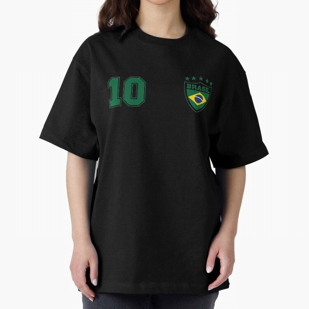 Classic Brasil Soccer No. 10 Brazil World Jersey Cup T Shirt Classic T-Shirt Celebrate the Magic of FIFA World Cup 2026 Group Stage for Fans of Haaland and Mbappe and England and Germany, Bringing Football Festival Excitement, Trophy Ambitions,