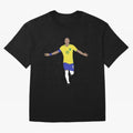 Godlike Oversized T-Shirt Represent Football Lovers during FIFA World Cup 2026 USA Canada Mexico for Fans of Mbappe and Brazil, Bringing Supporter Pride, Iconic Celebrations, Legendary Names and Global Match Day Energy; Ideal for Football Dads,