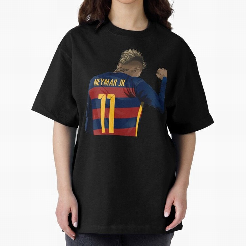 Neymar Oversized T-Shirt Relive the Noise and Pride of the FIFA World Cup 2026 Journey through Cristiano Ronaldo, Haaland and CR7 Highlights, France and Portugal Pride, Goal Celebration Energy, Supporter Heritage, Football Icons and Worldwide