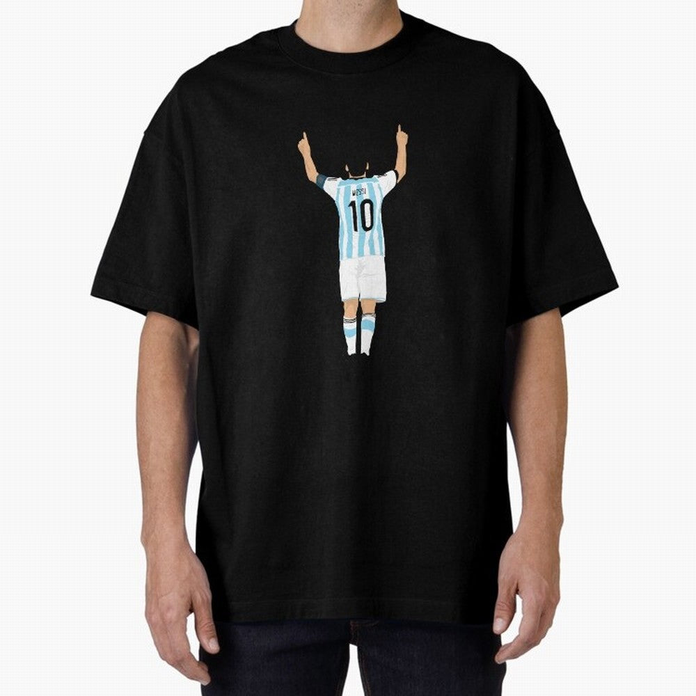 LEO MESSI ILLUSTRATION Classic T-Shirt Carry National Pride through Match Day Hype around FIFA World Cup 2026 USA Canada Mexico, Neymar, England, Tournament Hype, Historic Matchups, Family Viewing Parties and Global Sports Pride; Great for Watch