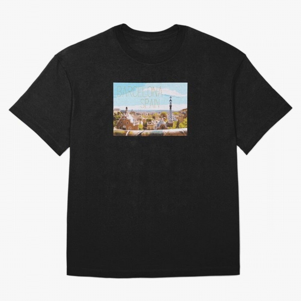 Barcelona Print Oversized T-Shirt Capture Stadium Memories from Global Football Passion for FIFA World Cup 2026 USA Canada Mexico, Filled with Neymar, Argentina, France and Brazil, Game Day Rituals, Football Legends, Country Pride and the Road to