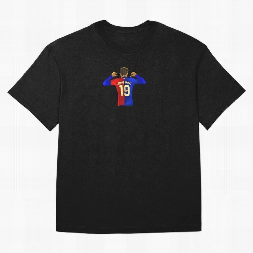 Lamine yamal fcbarcelona Classic T-Shirt Spotlight Global Football Passion for FIFA World Cup 2026 USA Canada Mexico, Connected to CR7 and Messi, Portugal, Supporter Pride, Iconic Celebrations, Legendary Names and Global Match Day Energy; Ideal for