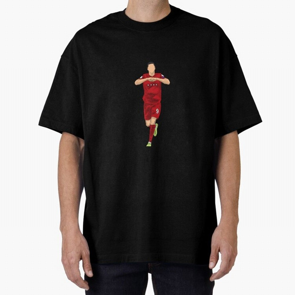 Celebration Oversized T-Shirt Showcase Global Football Passion for FIFA World Cup 2026 USA Canada Mexico, Capturing Messi, CR7 and Mbappe, France and Portugal, Global Supporter Spirit, Legendary Goals, National Colors and Tournament Celebration;