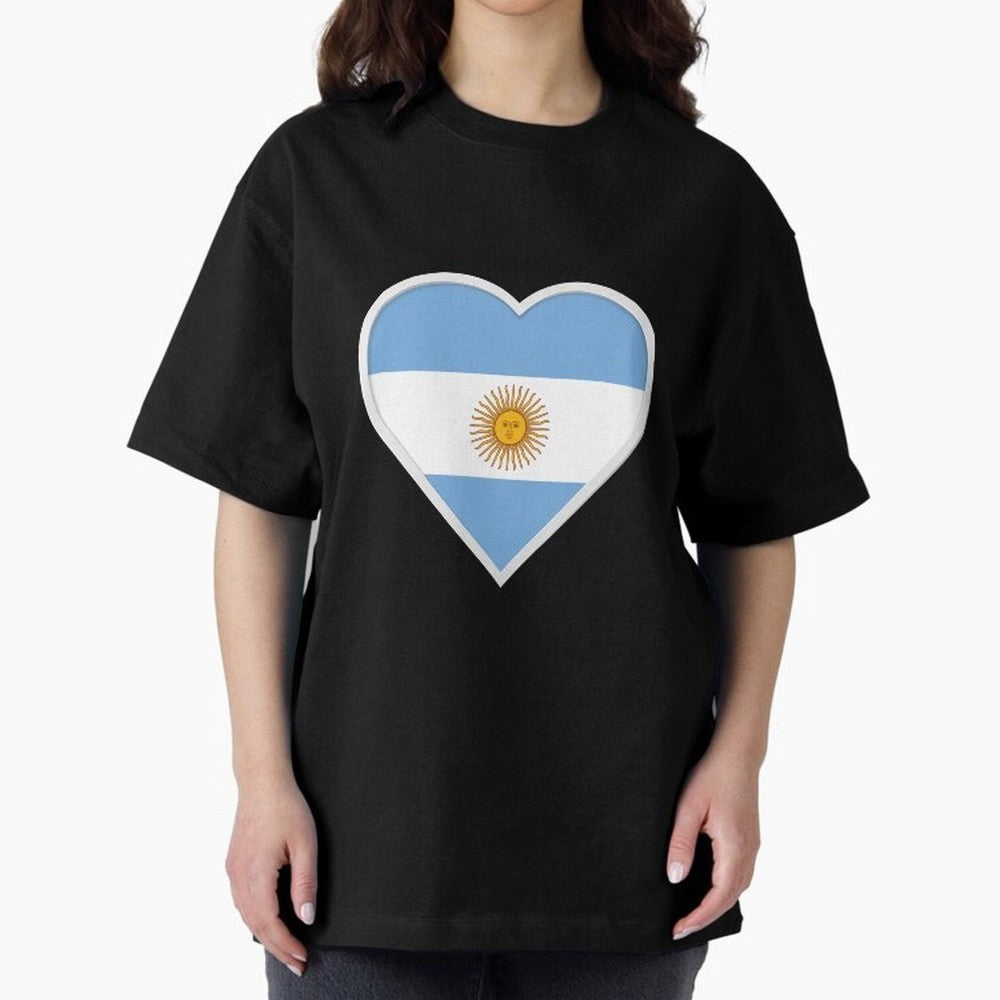 Argentina World Cup Brazil Futebol Portugal Croatia Football Soccer Sports Mondial Morocco France Fifa 2022 Argentina Netherlands Neymar Ronaldo Ziyech Bounou Oversized T-Shirt Support Iconic Players in Match Day Hype around FIFA World Cup 2026