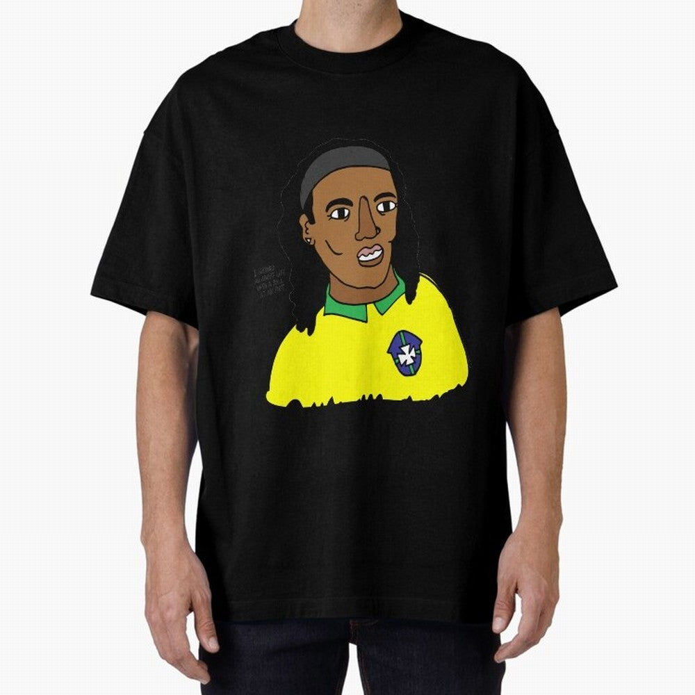 Ronaldinho Brazil Football Ball Life Classic T-Shirt Honor Match Day Hype around FIFA World Cup 2026 Group Stage, CR7 and Messi, France, Global Supporter Spirit, Legendary Goals, National Colors and Tournament Celebration; Great for Supporters Who
