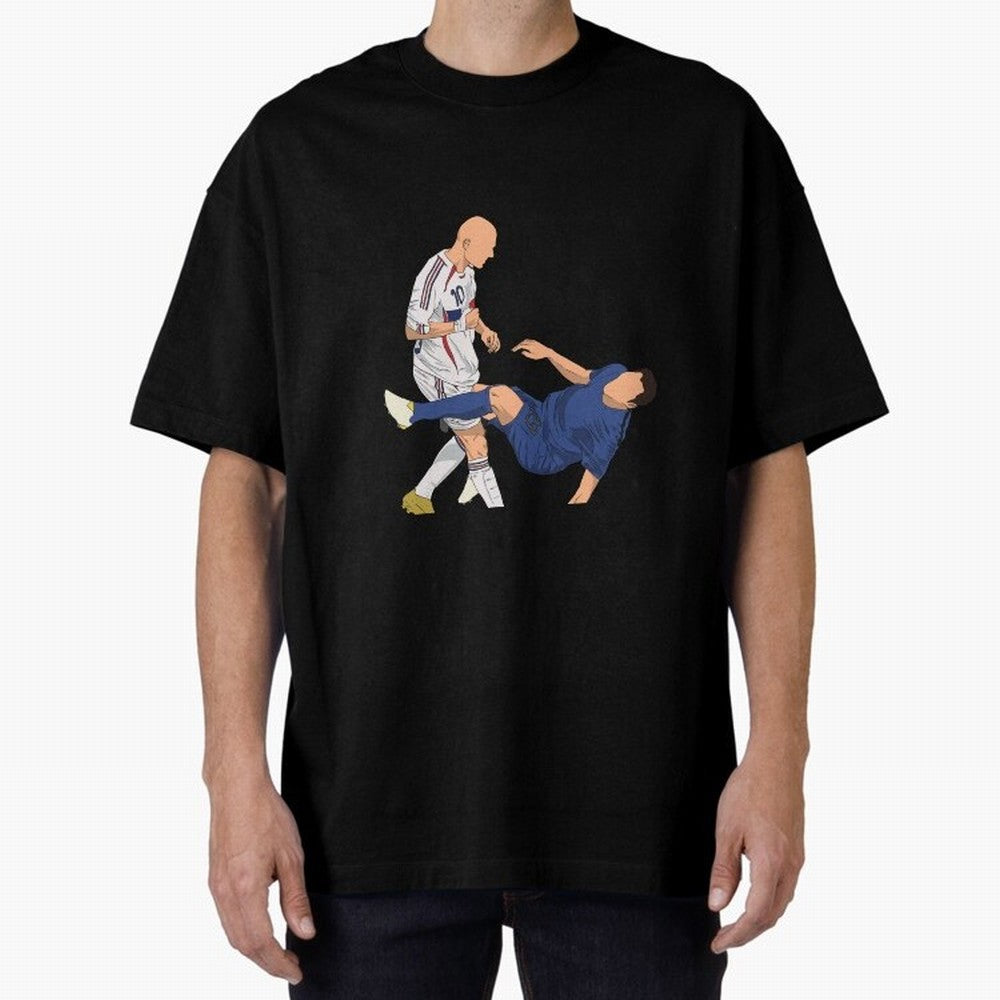 Manimal Oversized T-Shirt Keep the Match Day Mood of Match Day Hype around FIFA World Cup 2026 Group Stage, Mbappe, Portugal, Championship Spirit, Famous Goals, Roaring Crowds and International Football Unity; Perfect for Fans, Collectors, Family