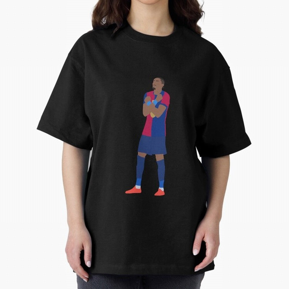 Raphinha Barcelona Celebration Classic T-Shirt Keep Football History Alive during FIFA World Cup 2026 USA Canada Mexico Filled with Cristiano Ronaldo, Argentina, France and Brazil Energy, Match Day Excitement, Supporter Culture, Golden Goals and