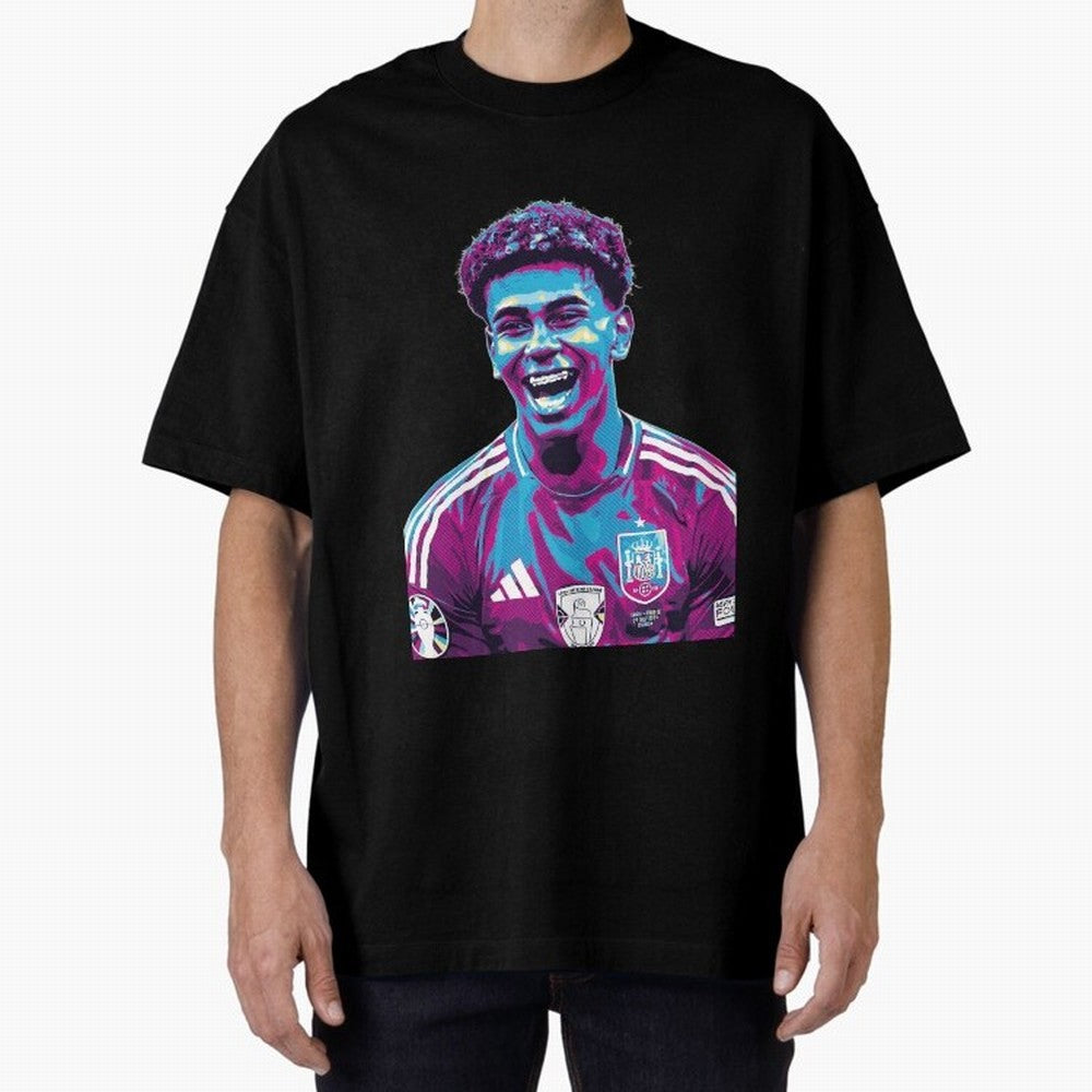 lamine yamal laugh Classic T-Shirt Wear the Spirit of Global Football Passion for FIFA World Cup 2026 USA Canada Mexico, Celebrating Messi, Neymar and Mbappe, Brazil, Sports Nostalgia, International Competition, Famous Players and Unforgettable