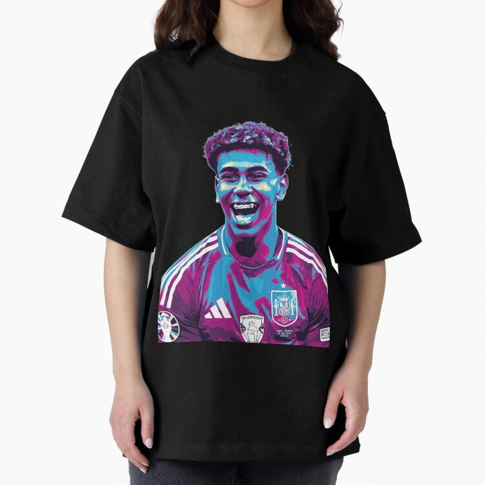lamine yamal laugh Classic T-Shirt Wear the Spirit of Global Football Passion for FIFA World Cup 2026 USA Canada Mexico, Celebrating Messi, Neymar and Mbappe, Brazil, Sports Nostalgia, International Competition, Famous Players and Unforgettable