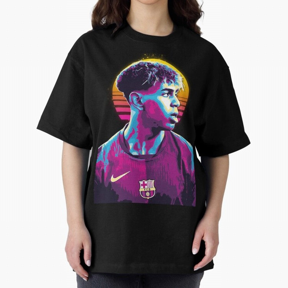 Lamine Yamal youn player the best Oversized T-Shirt Share FIFA World Cup 2026 Group Stage Highlighting Mbappe, Portugal Energy, Sports Nostalgia, International Competition, Famous Players and Unforgettable Victories; Made for Collectors Who Enjoy