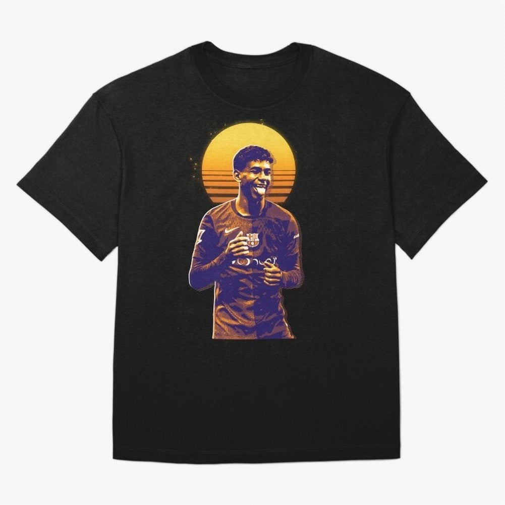 Yamal Lamine fcb club Oversized T-Shirt Celebrate Fan Culture around Match Day Hype around FIFA World Cup 2026 Group Stage, Haaland, England and Germany, Supporter Pride, Iconic Celebrations, Legendary Names and Global Match Day Energy; Great for
