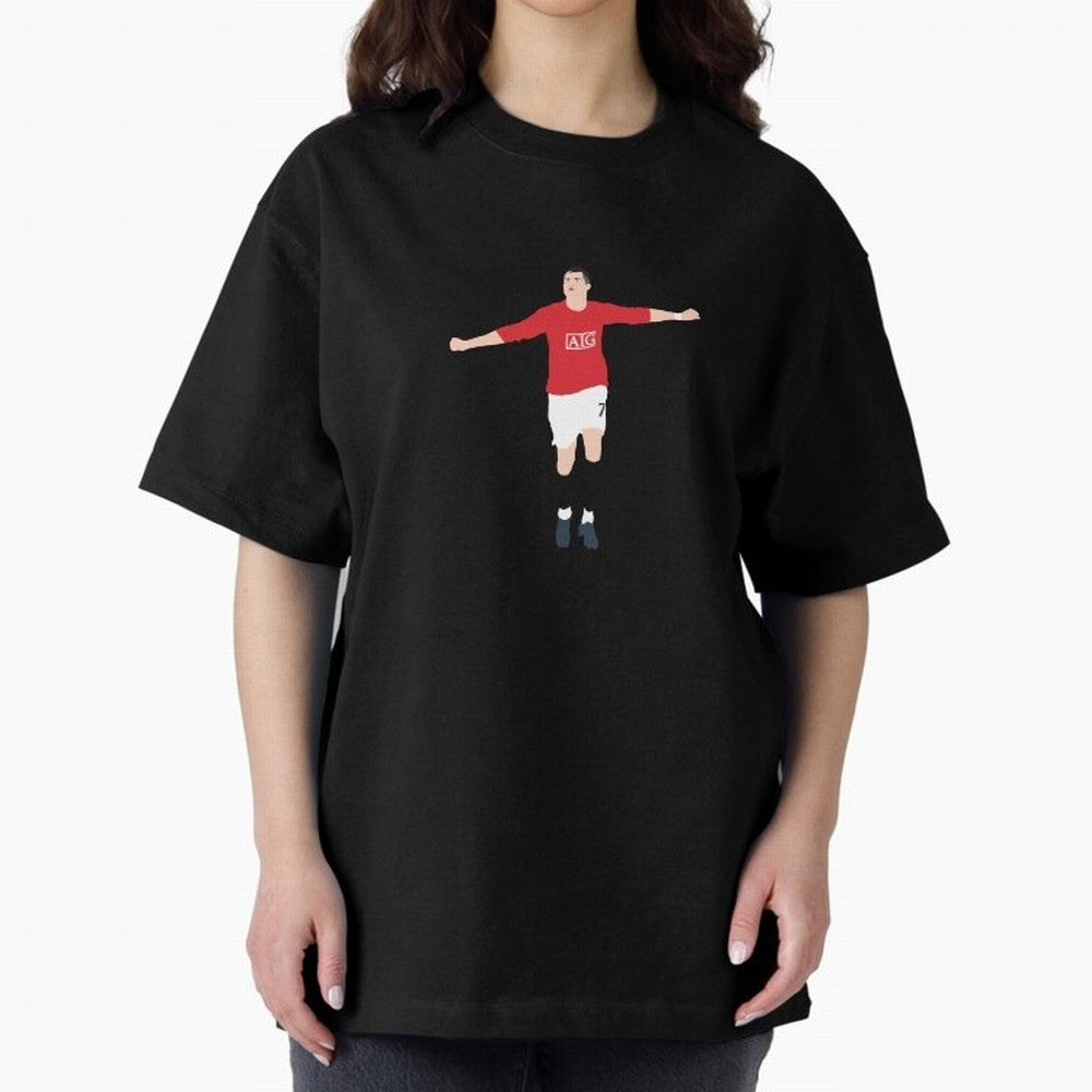 Vintage Cristiano Ronaldo Oversized T-Shirt Celebrate Global Passion for FIFA World Cup 2026 Built around CR7 and Messi, Spain Energy, Football Festival Excitement, Trophy Ambitions, Country Rivalries and Star Player Buzz; Ideal for Passionate Fans