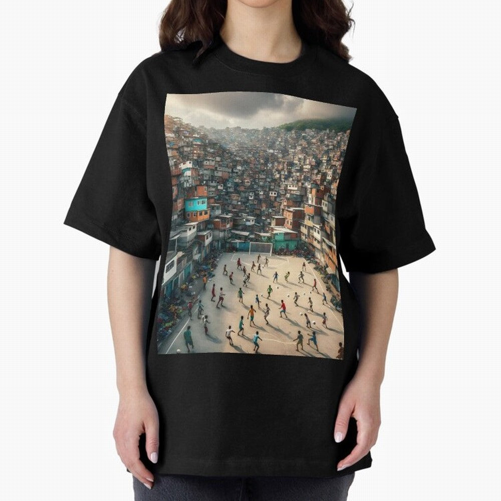 Favela Happiness Classic T-Shirt Celebrate Football Dreams Across FIFA World Cup 2026 Group Stage for Fans of CR7 and Messi and England and Germany, Bringing Global Supporter Spirit, Legendary Goals, National Colors and Tournament Celebration;