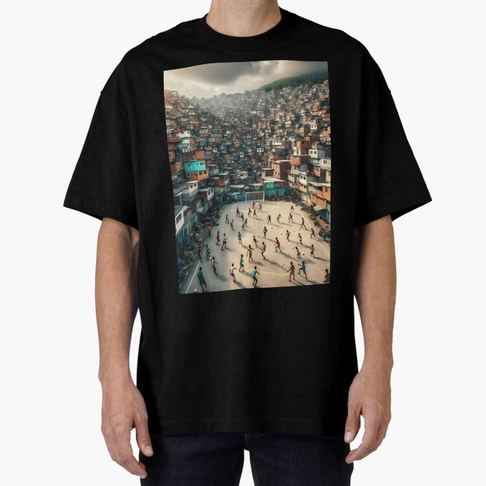 Favela Happiness Classic T-Shirt Celebrate Football Dreams Across FIFA World Cup 2026 Group Stage for Fans of CR7 and Messi and England and Germany, Bringing Global Supporter Spirit, Legendary Goals, National Colors and Tournament Celebration;