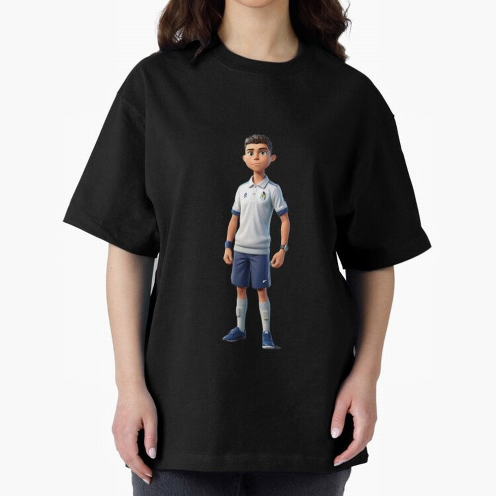 Amimated of Cristiano Ronaldo Classic T-Shirt Honor Football Greatness during the FIFA World Cup 2026 Journey through CR7 and Messi Highlights, Portugal Pride, Championship Spirit, Famous Goals, Roaring Crowds and International Football Unity;