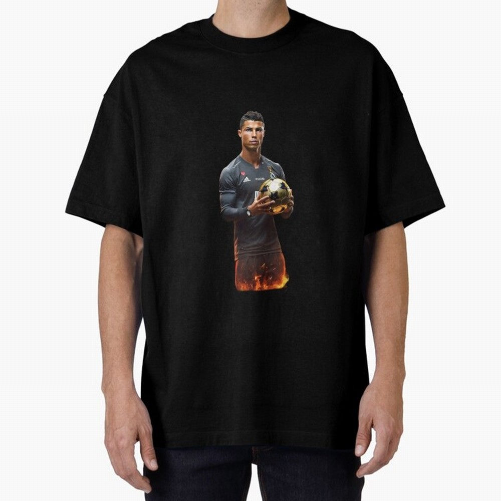 Real Goat Cristiano Ronaldo Oversized T-Shirt Build Global Football Passion for FIFA World Cup 2026 USA Canada Mexico, with Haaland and Mbappe, Argentina and Brazil, Game Day Rituals, Football Legends, Country Pride and the Road to the Final;